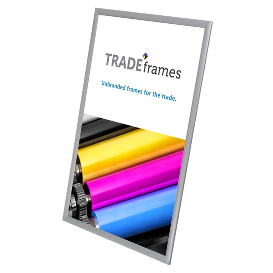 22x33 Silver Snap Frame - 1" Profile - Snap Frames Direct