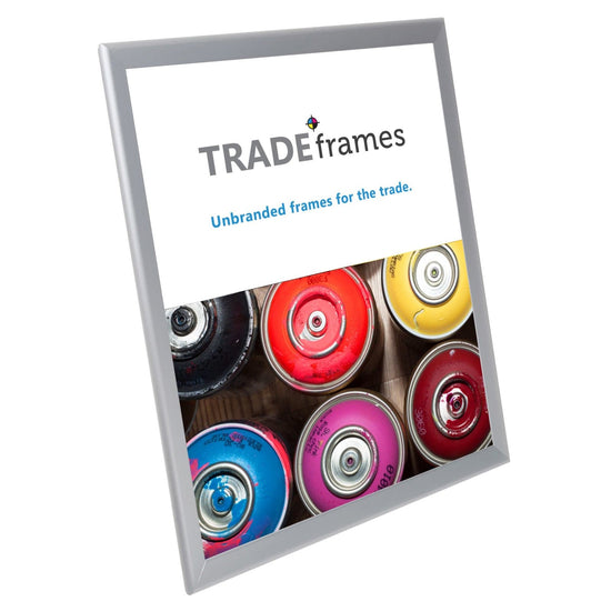 16x20 Silver TRADEframe Snap Frame - 1.25" Profile - Snap Frames Direct