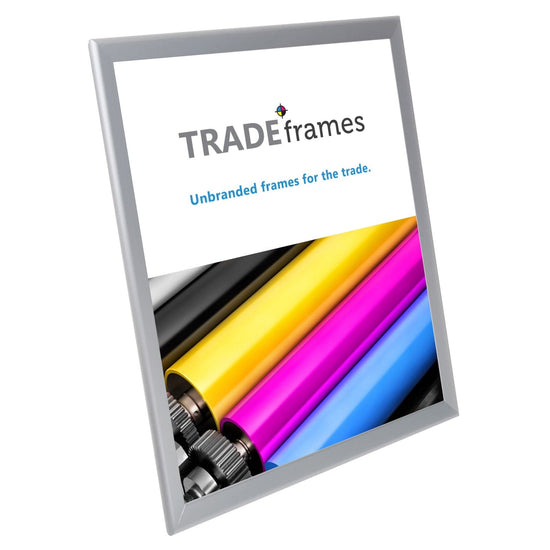 22x28 Inches Silver Snap Frame - 1.25" Profile - Snap Frames Direct