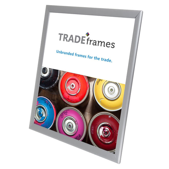 16x20 Silver TRADEframe Snap Frame - 1.25" Profile - Snap Frames Direct