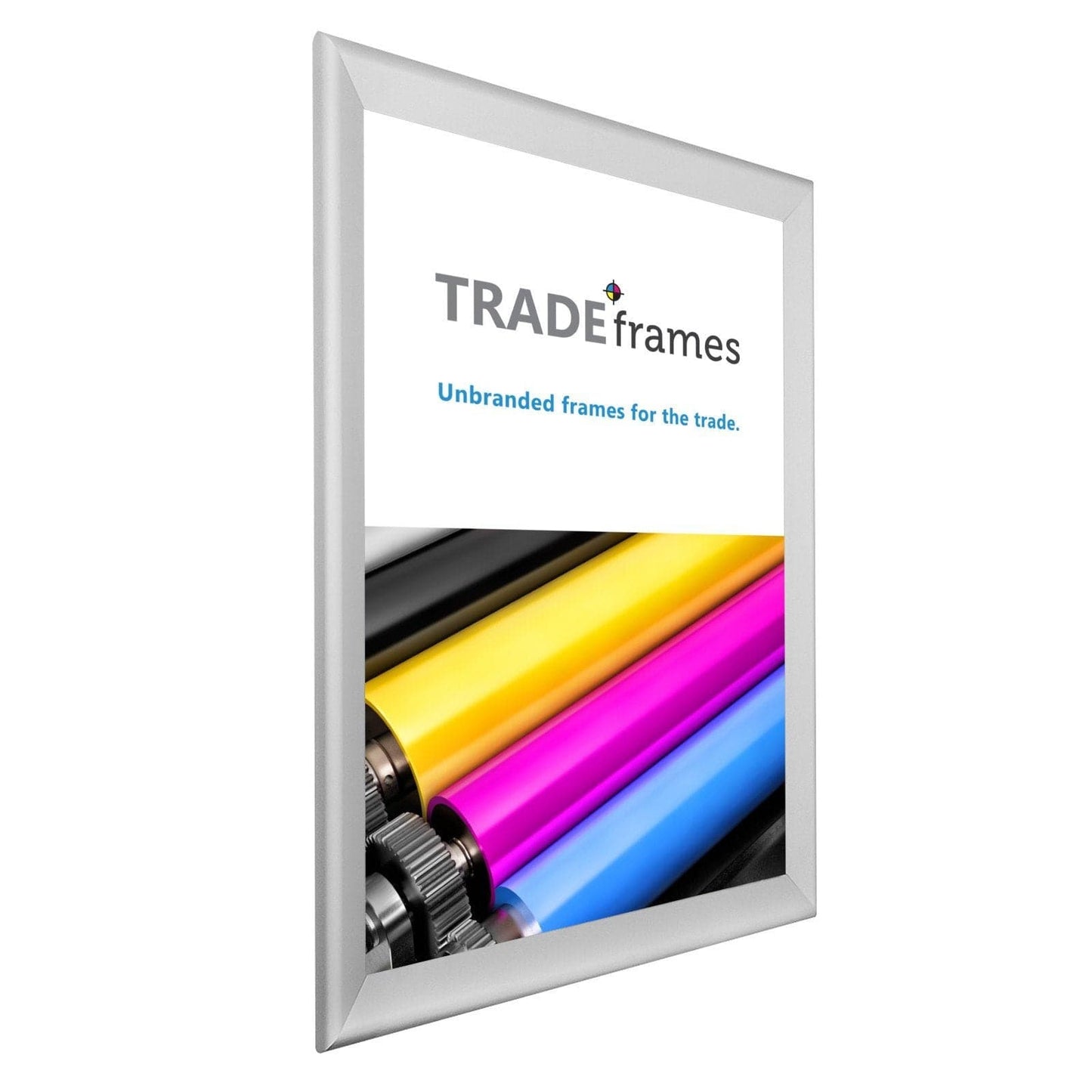 24x36 Silver TRADEframe Snap Frame - 1.7" Profile - Snap Frames Direct