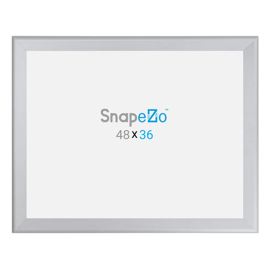 Twin-Pack Silver 36x48 Poster Frame - 1.7" Profile