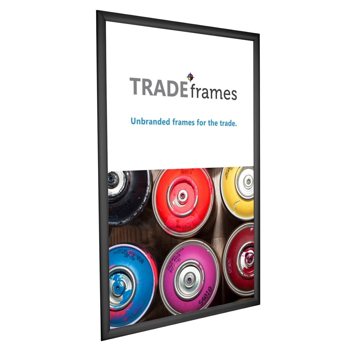27x40 Black Snap Frame - 1.2" Profile - Snap Frames Direct