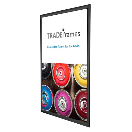 27x40 Black Snap Frame - 1.2" Profile - Snap Frames Direct
