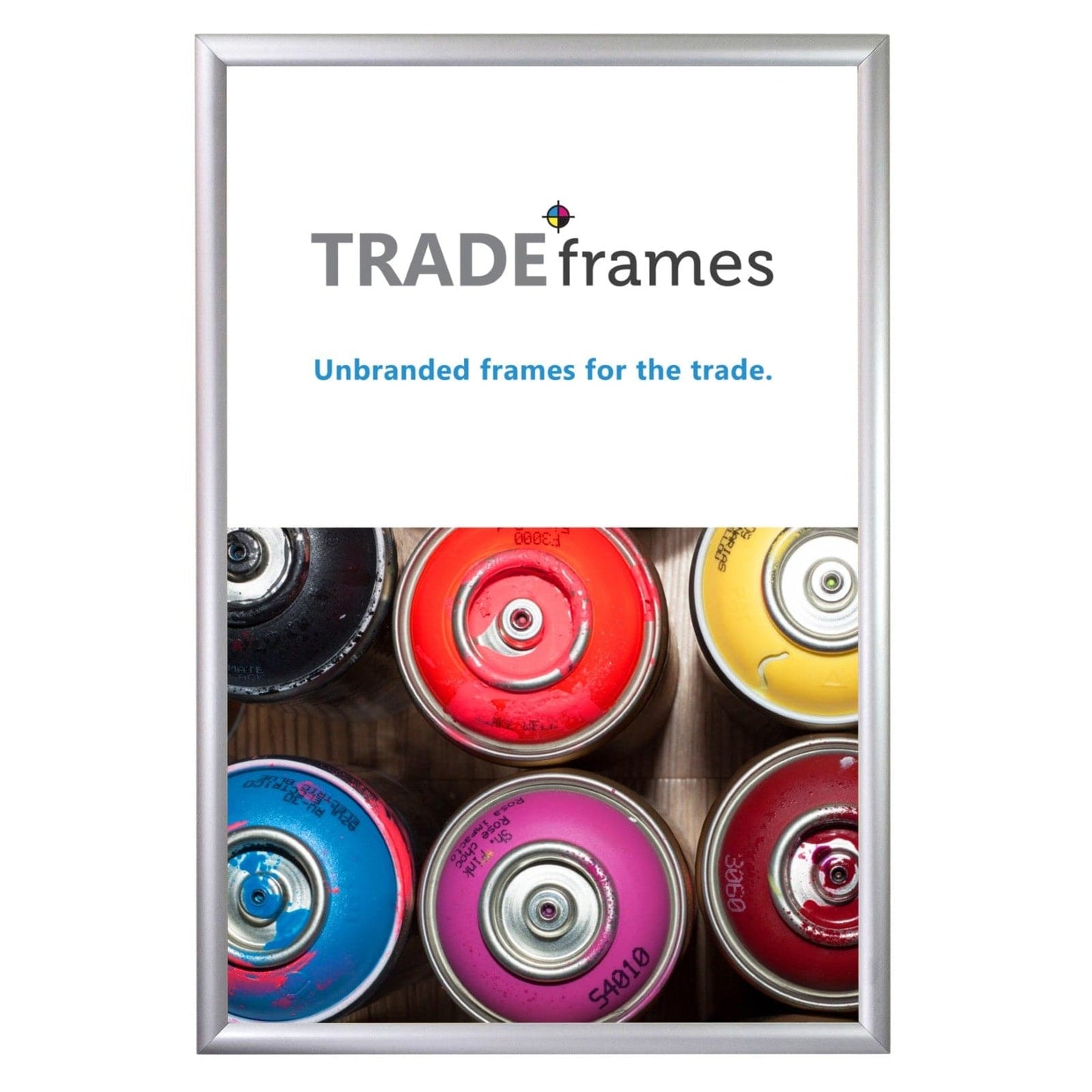 24x36 Silver Snap Frame - 1.2" Width - Snap Frames Direct