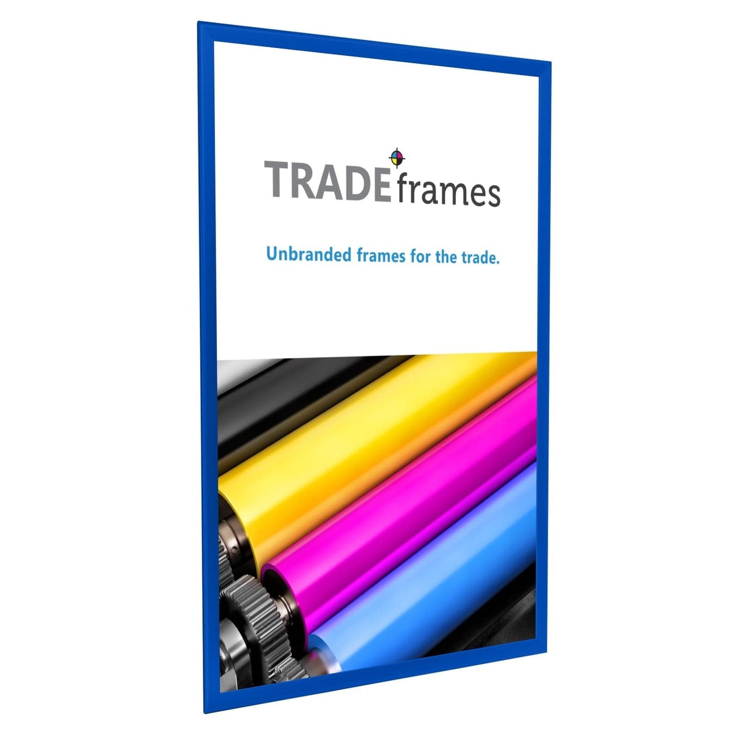 24x36  TRADEframe Blue Snap Frame 24x36 - 1.25 inch profile - Snap Frames Direct