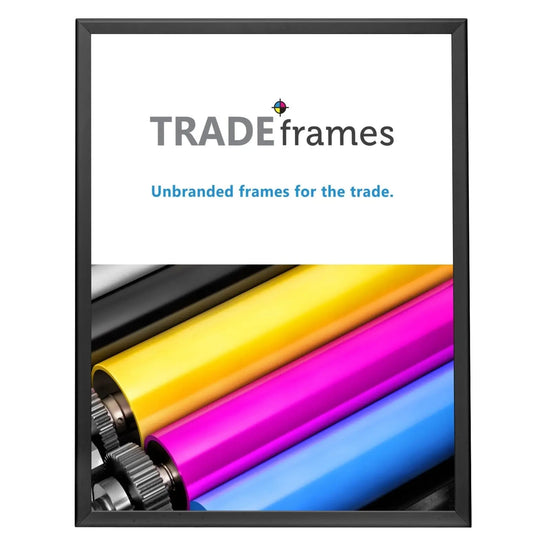 24x30 Inches Black Snap Frame - 1.25" Profile - Snap Frames Direct