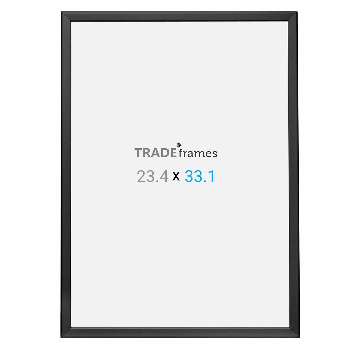 A1 Black Snap Frame - 1.25" Profile - Snap Frames Direct