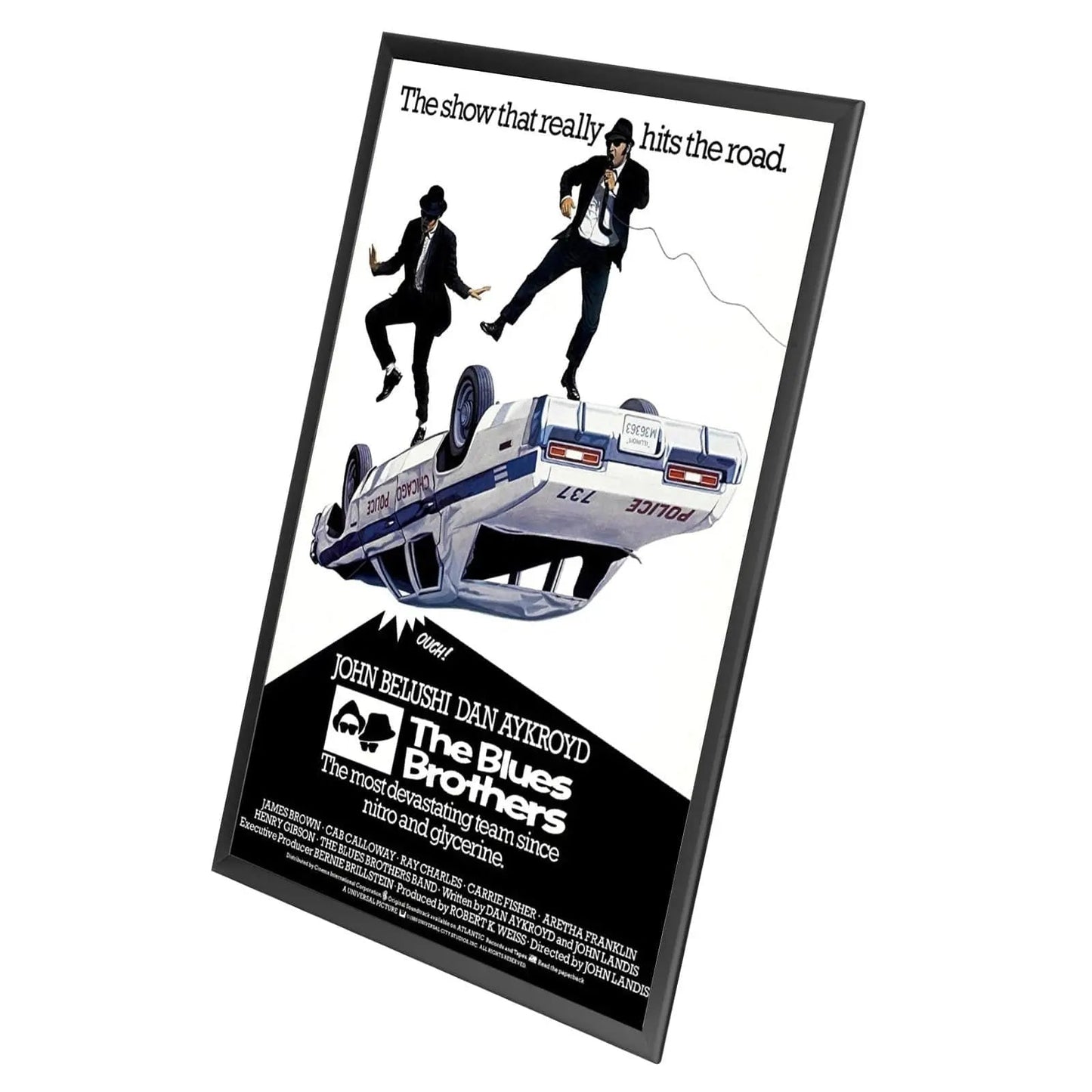 27x41 Inches Black Snap Frame - 1.25" Profile - Snap Frames Direct