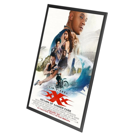 24x36 Inches Black Snap Frame - 1.25" Profile - Snap Frames Direct