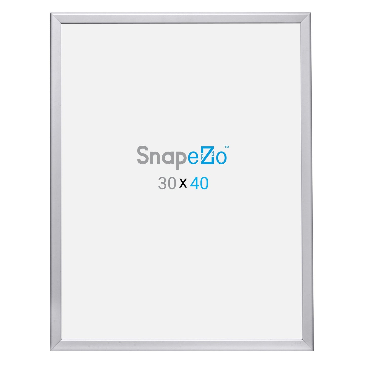 Twin-Pack Silver 30x40 Movie Poster Frame - 1.25" Profile