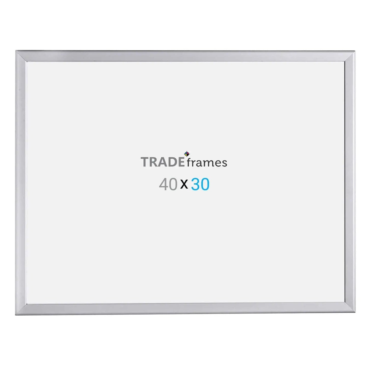 30x40 Silver Snap Frame - 1.25" Profile - Snap Frames Direct