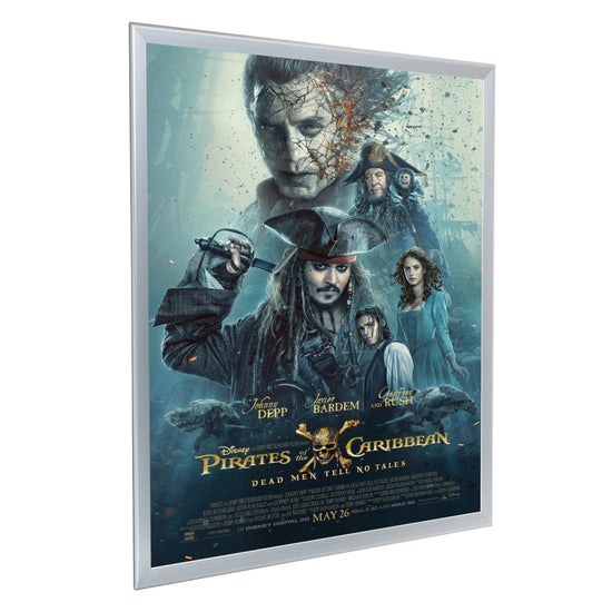 3 Case Pack of Silver 30x40 Movie Poster Frame - 1.25" Profile