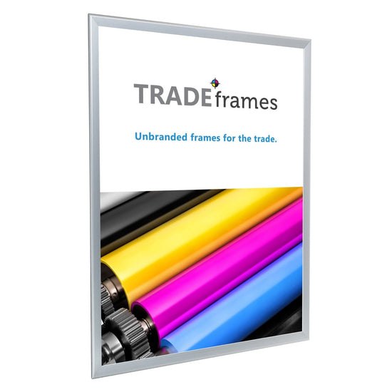 27x39 Silver Snap Frame - 1.25" Profile - Snap Frames Direct
