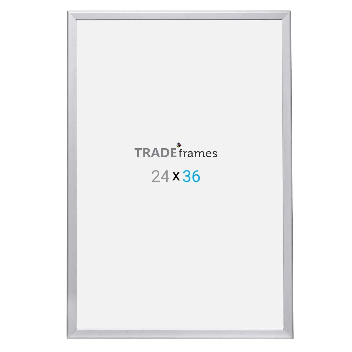 24x36 Silver Snap Frame - 1.25" Profile - Snap Frames Direct