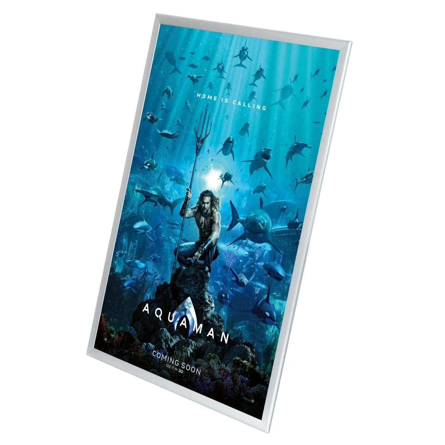 27x40 Silver Snap Frame - 1.25" Profile - Snap Frames Direct