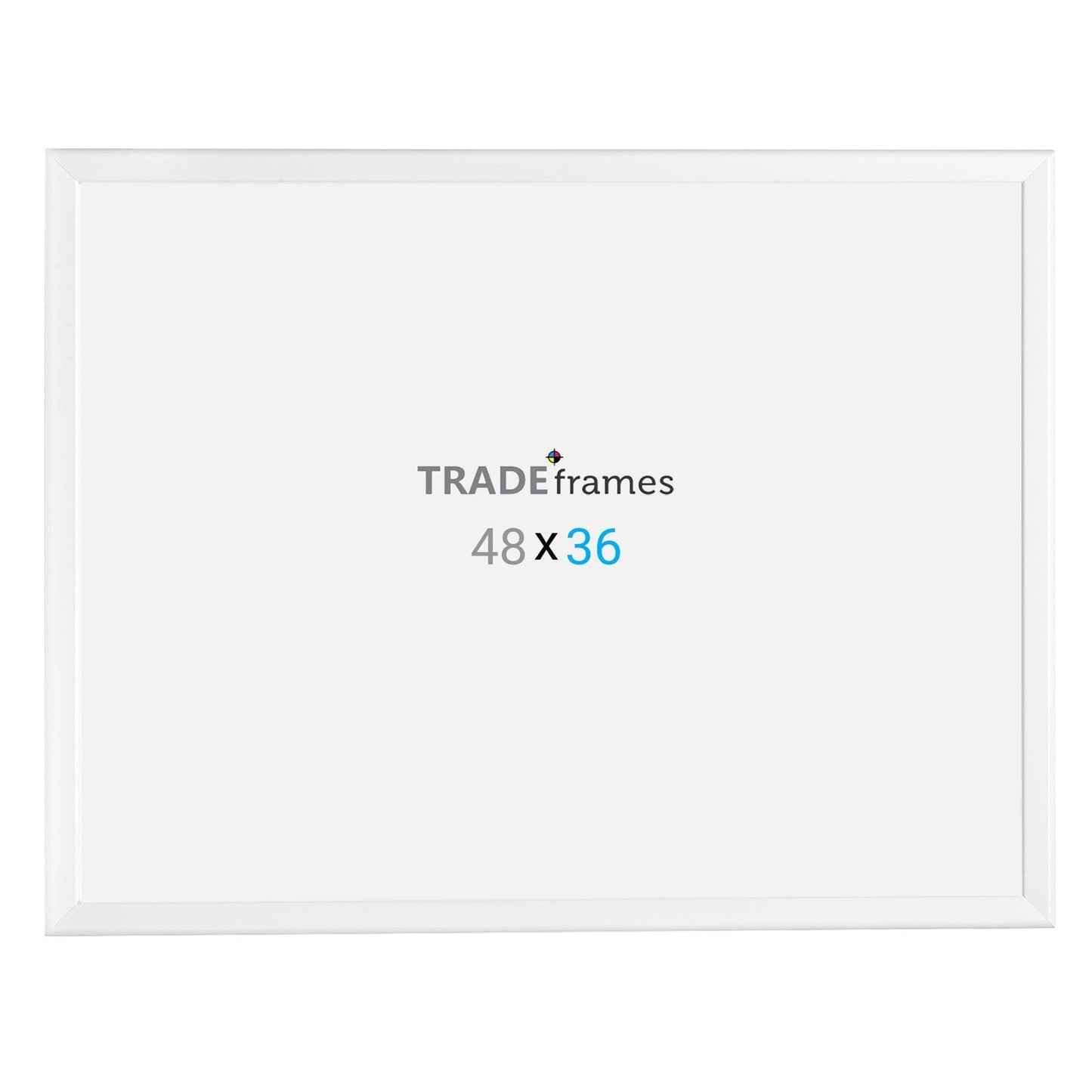 36x48 TRADEframe White Snap Frame 36x48 - 1.25 inch profile - Snap Frames Direct