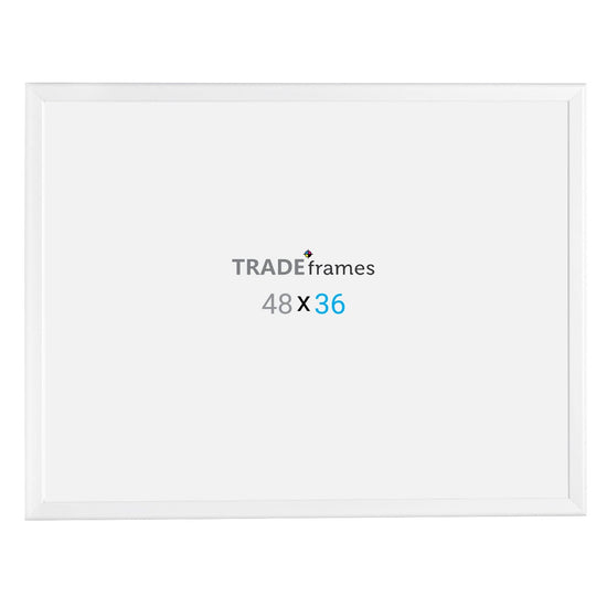 36x48 TRADEframe White Snap Frame 36x48 - 1.25 inch profile - Snap Frames Direct