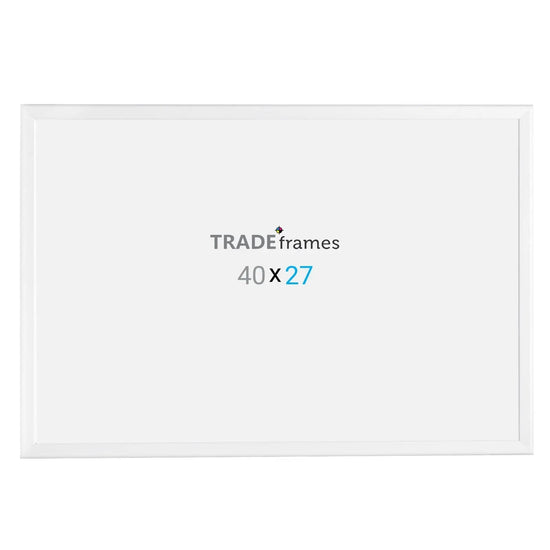 27x40 White Snap Frame - 1.25" Profile - Snap Frames Direct