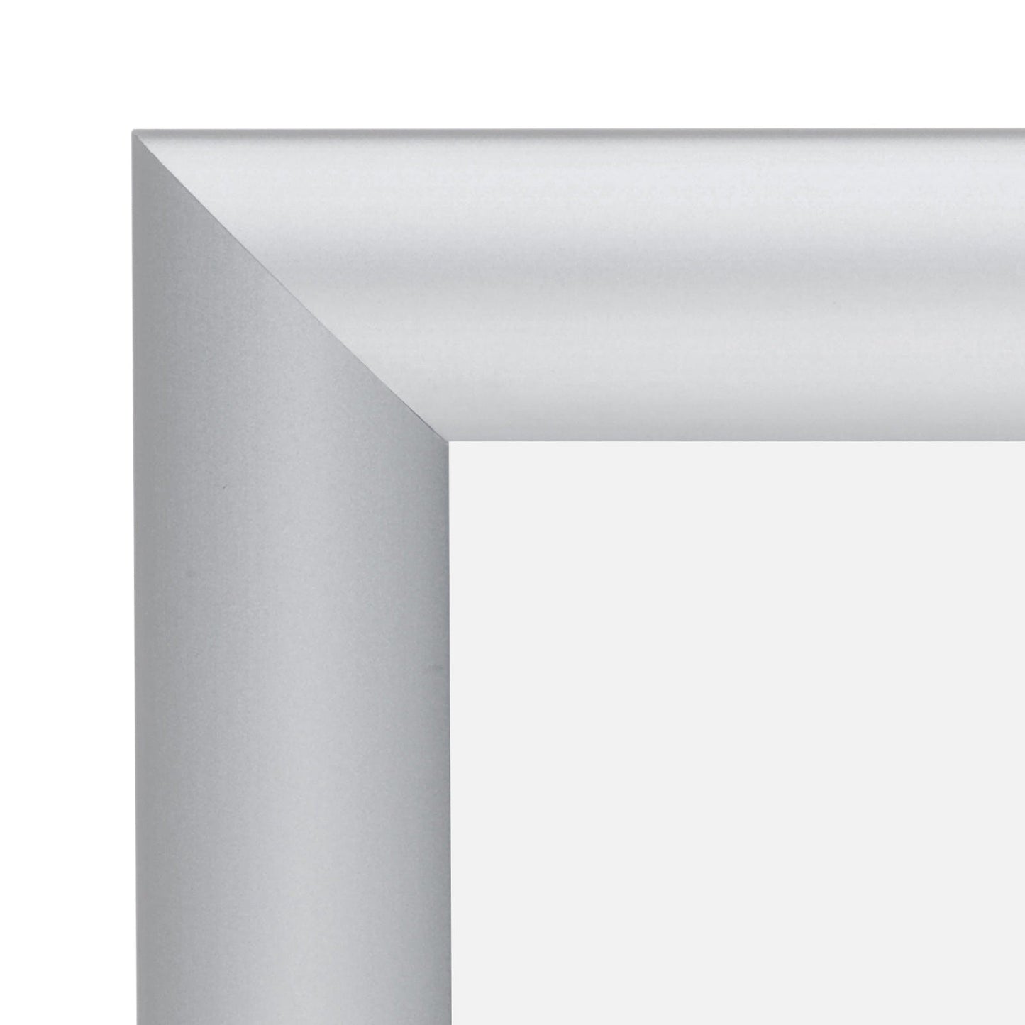 5x7 Silver Snap Frame - 1" Profile - Snap Frames Direct