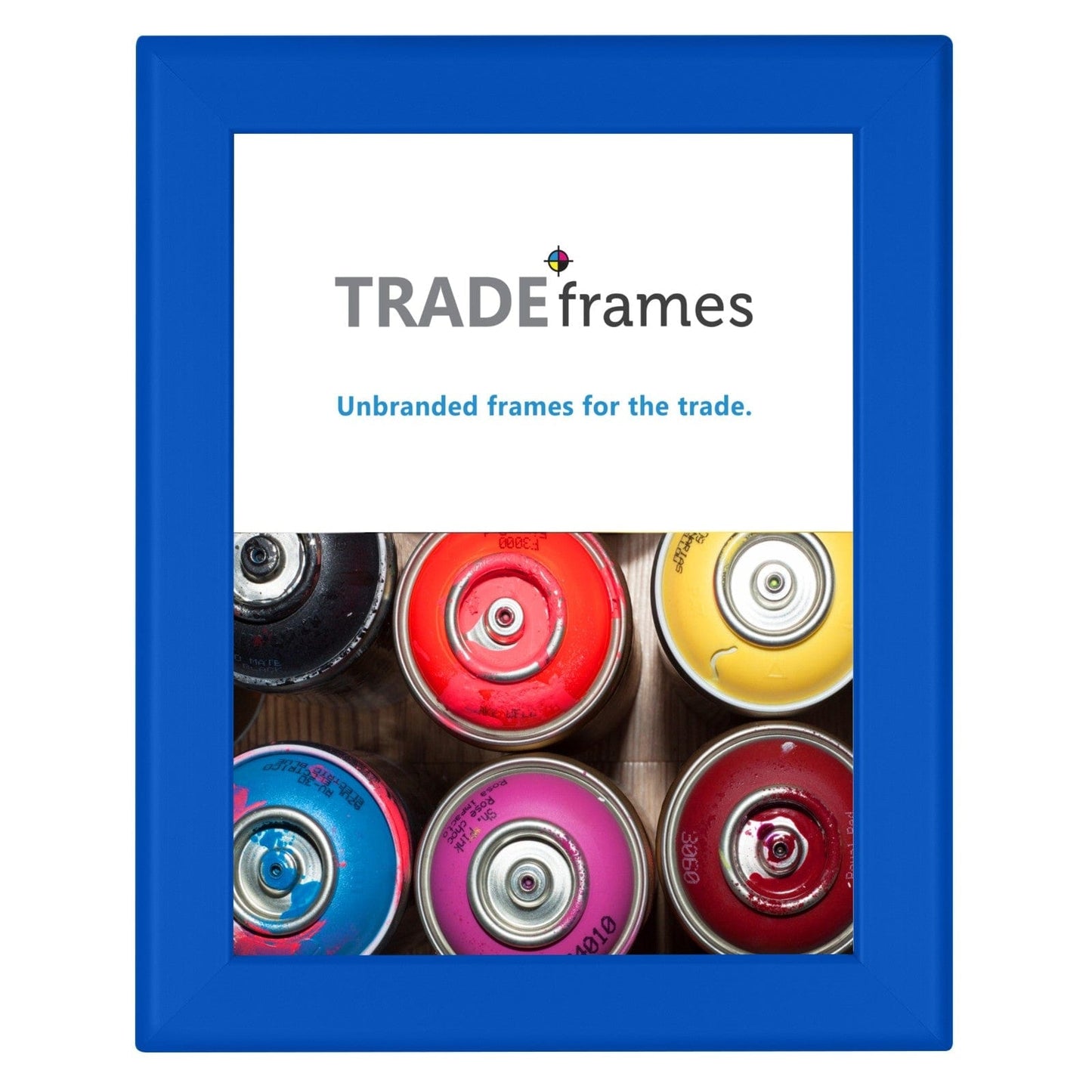8.5x11 TRADEframe Blue Snap Frame 8.5x11 - 1.25 inch profile - Snap Frames Direct