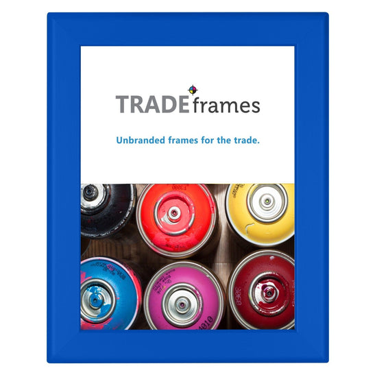 8.5x11 TRADEframe Blue Snap Frame 8.5x11 - 1.25 inch profile - Snap Frames Direct