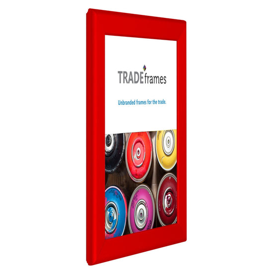 8.5x11 TRADEframe Red Snap Frame 8.5x11 - 1.25 inch profile - Snap Frames Direct