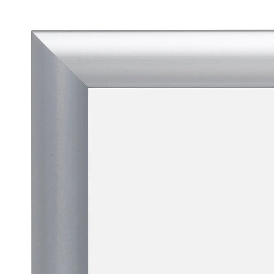 8.5x11 Inches Silver Snap Frame - 1" Profile - Snap Frames Direct