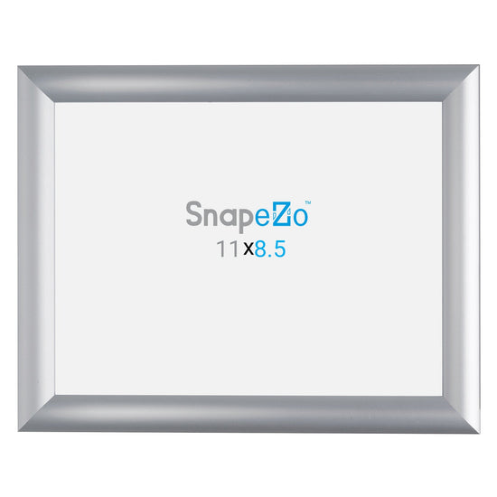 Twin-Pack Silver 8.5x11 Certificate Frame - 1" Profile