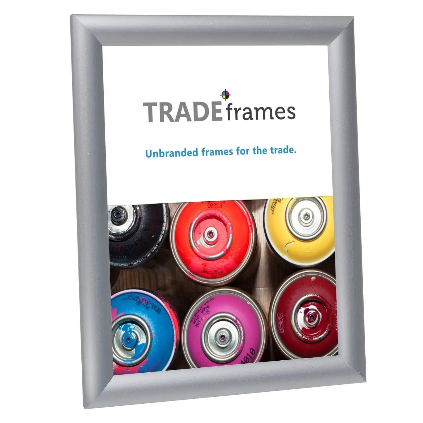 8x10 Silver Snap Frame - 1" Profile - Snap Frames Direct
