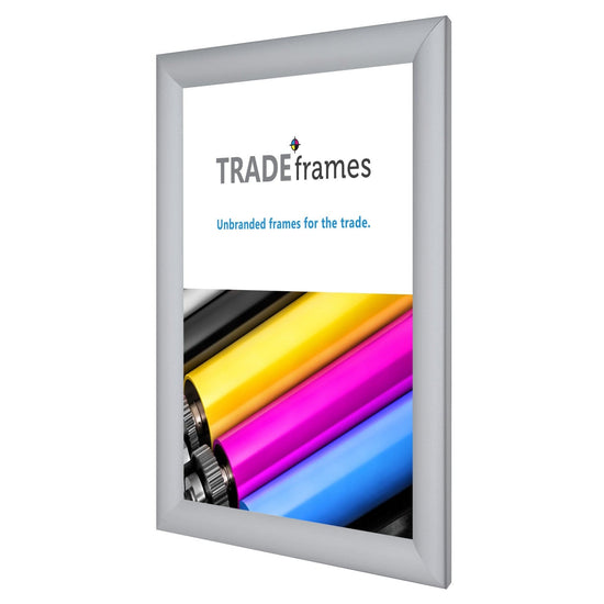 8.5x11 Silver TRADEframe Snap Frame - 1.2" Profile - Snap Frames Direct