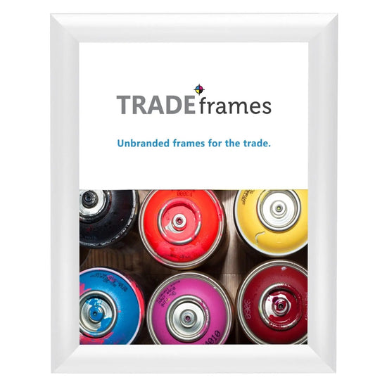 8.5x11 White Snap Frame - 1" Profile - Snap Frames Direct