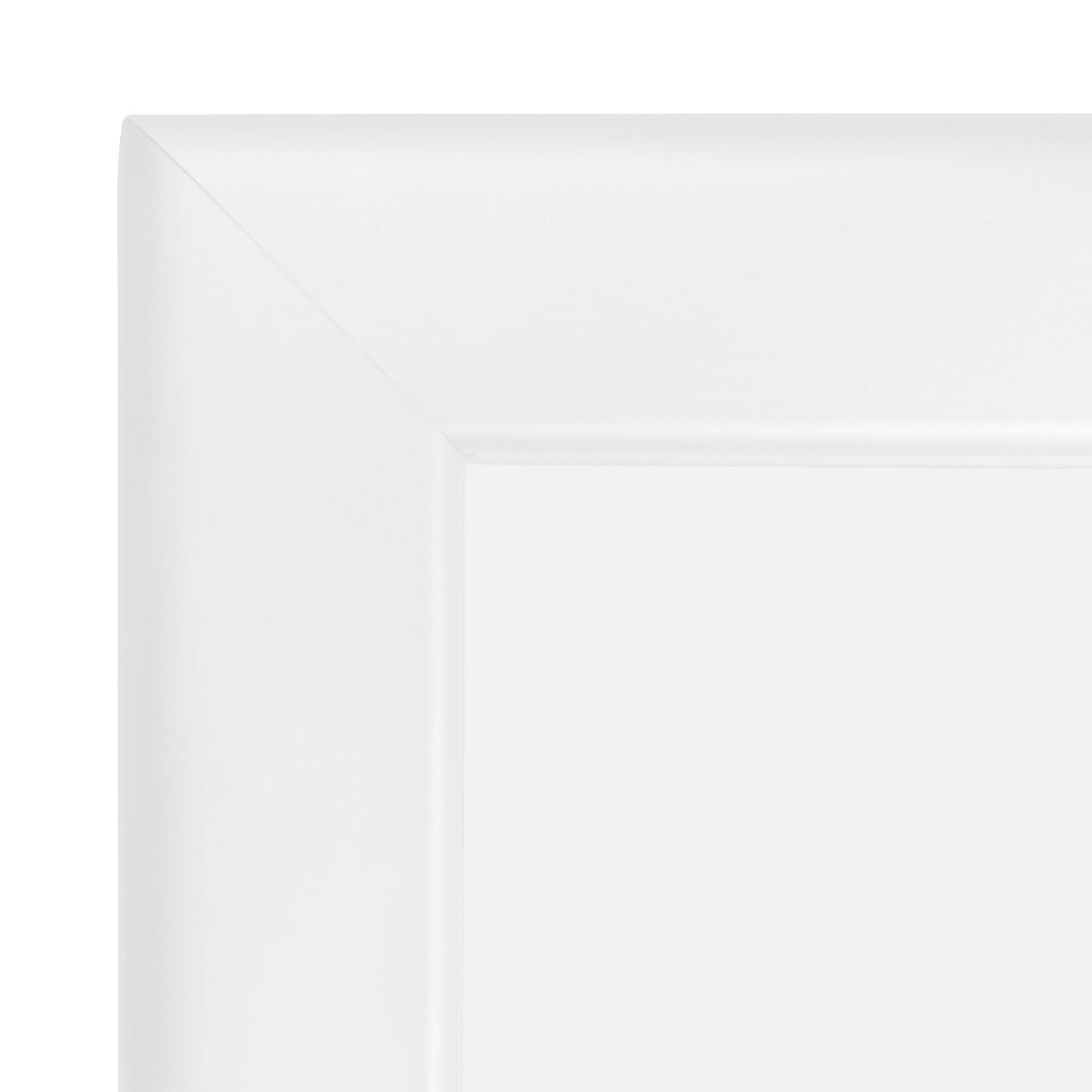 8.5x11 TRADEframe White Snap Frame 8.5x11 - 1.25 inch profile - Snap Frames Direct
