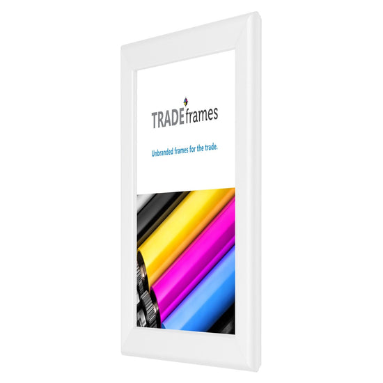 8.5x11 TRADEframe White Snap Frame 8.5x11 - 1.25 inch profile - Snap Frames Direct