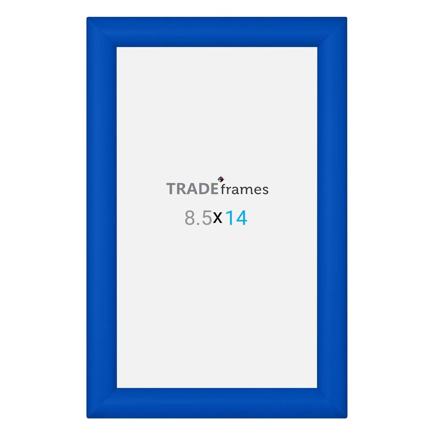 8.5x14 TRADEframe Blue Snap Frame 8.5x14 - 1.2 inch profile - Snap Frames Direct