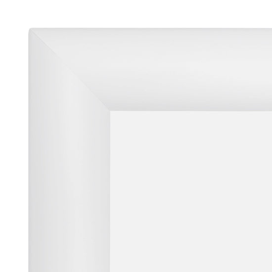 8.5x11 TRADEframe White Snap Frame 8.5x14 - 1.2 inch profile - Snap Frames Direct