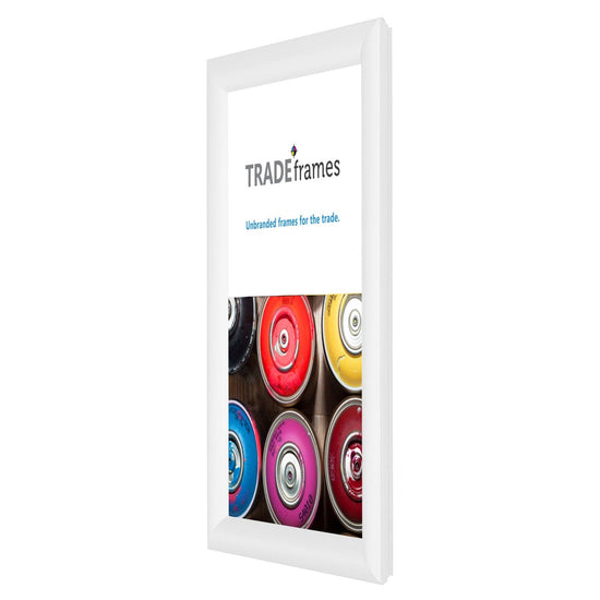 8.5x11 TRADEframe White Snap Frame 8.5x14 - 1.2 inch profile - Snap Frames Direct