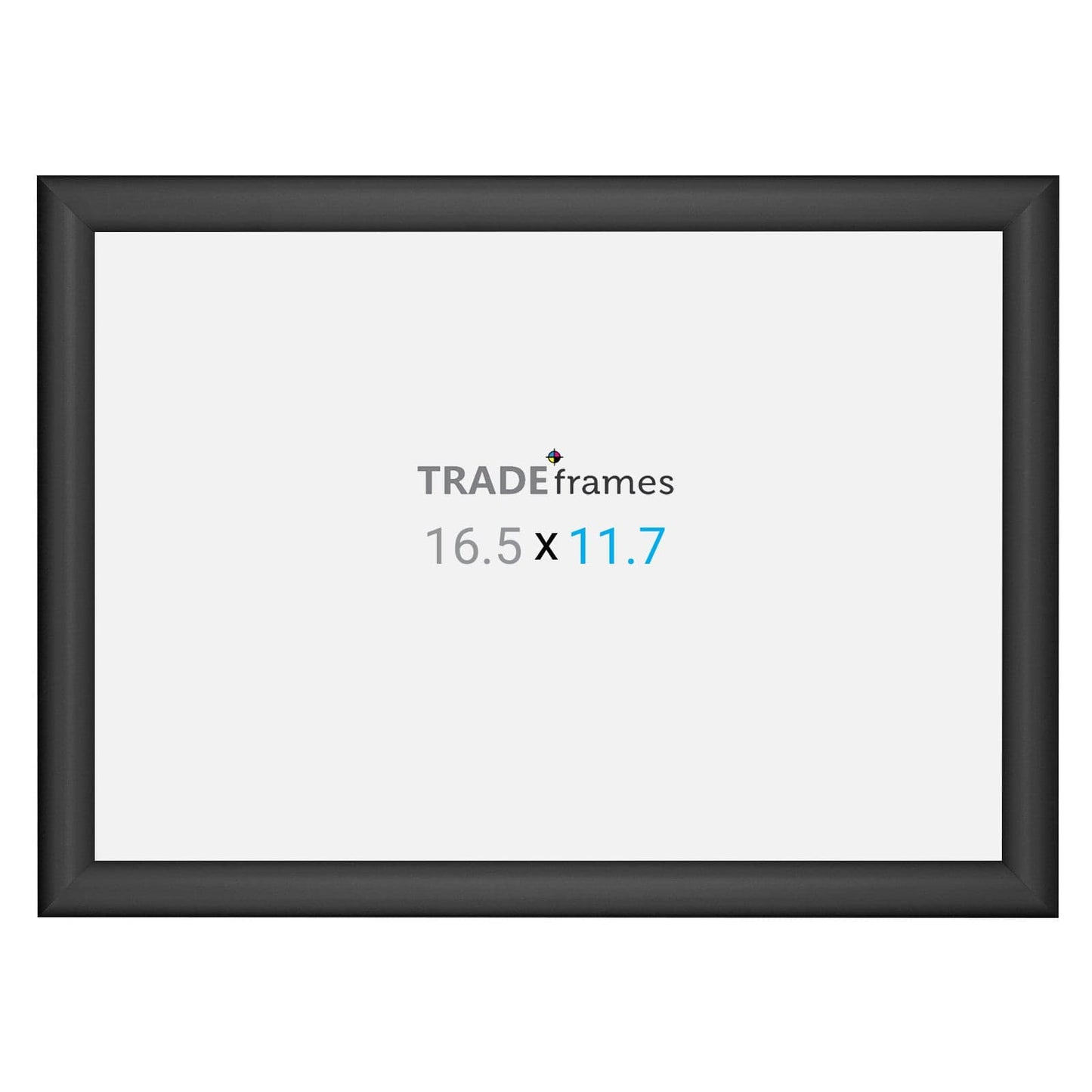 A3 (11.7 x 16.5 inches) Black Snap Frame - 1" Profile - Snap Frames Direct