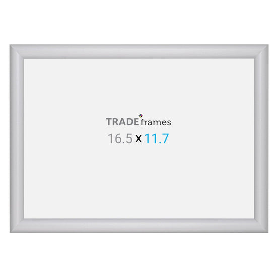 A3 Silver Snap Frame - 1" Profile - Snap Frames Direct