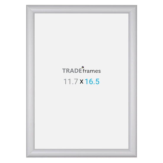 A3 Silver Snap Frame - 1" Profile - Snap Frames Direct