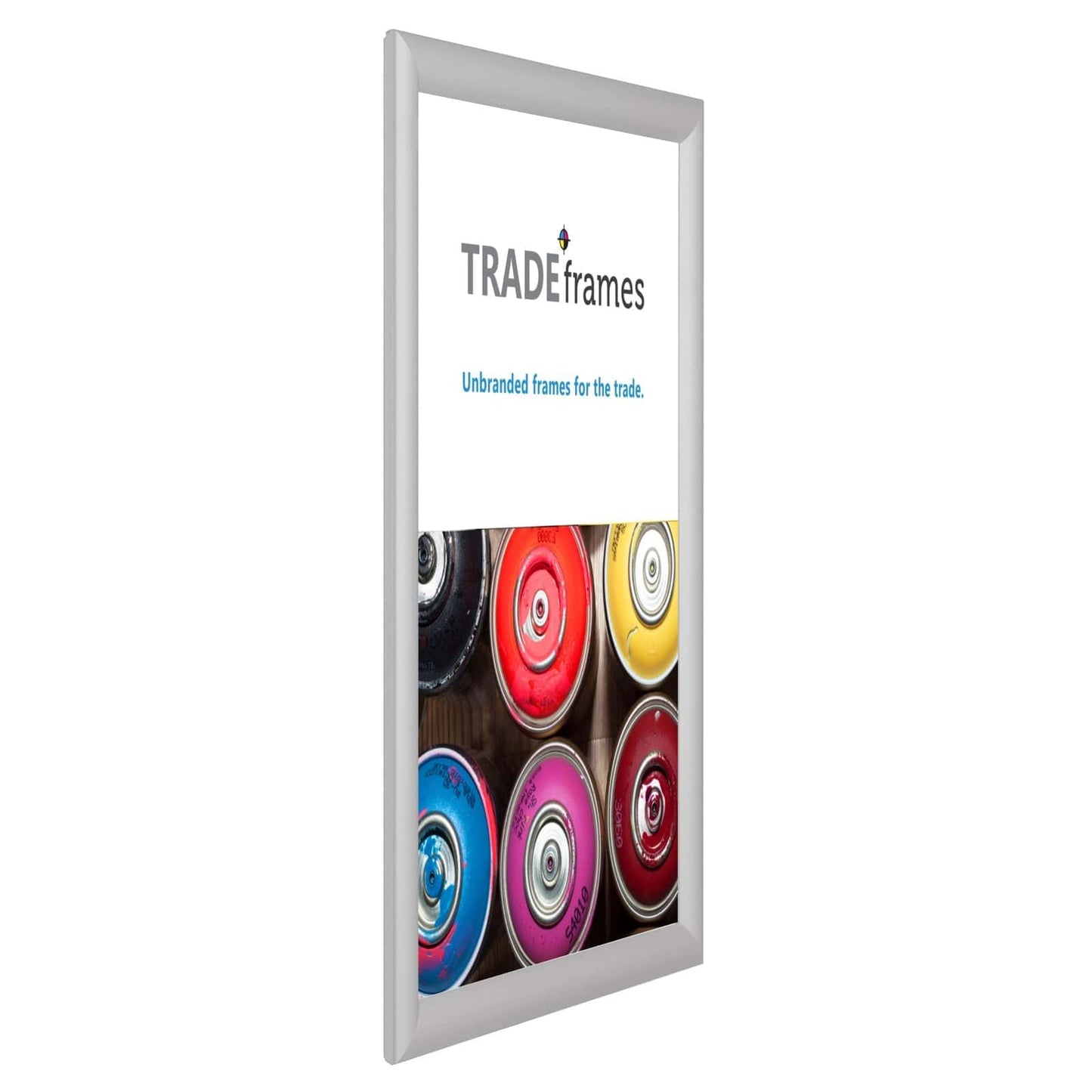 A3 Silver Snap Frame - 1" Profile - Snap Frames Direct