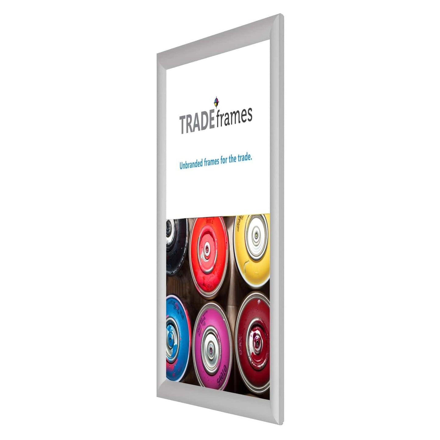 A3 Silver Snap Frame - 1" Profile - Snap Frames Direct