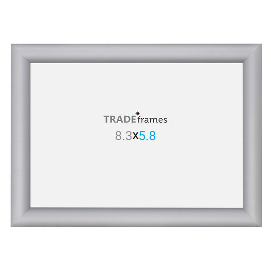 A5 Silver Snap Frame - 1" Profile - Snap Frames Direct