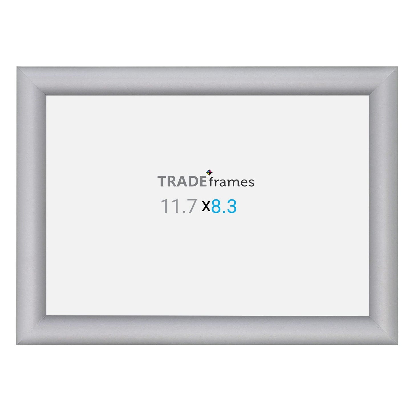 A4 Silver Snap Frame - 1" Profile - Snap Frames Direct