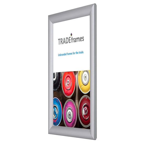 A4 Silver Snap Frame - 1" Profile - Snap Frames Direct
