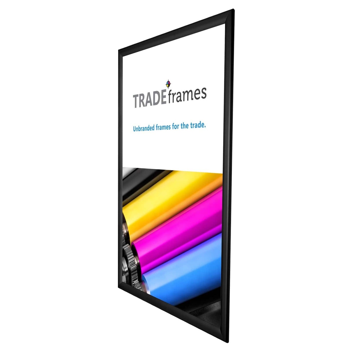 24x36 Black TRADEframe Weather Resistant - 1.38" Profile - Snap Frames Direct