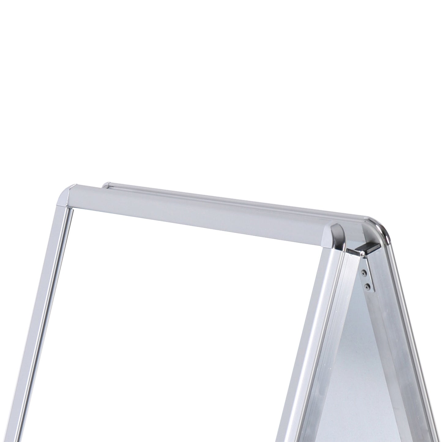 Silver Window Sign A0 Silver Classic Round-Cornered Sidewalk Sign - 32MM Profile – SnapeZo ...