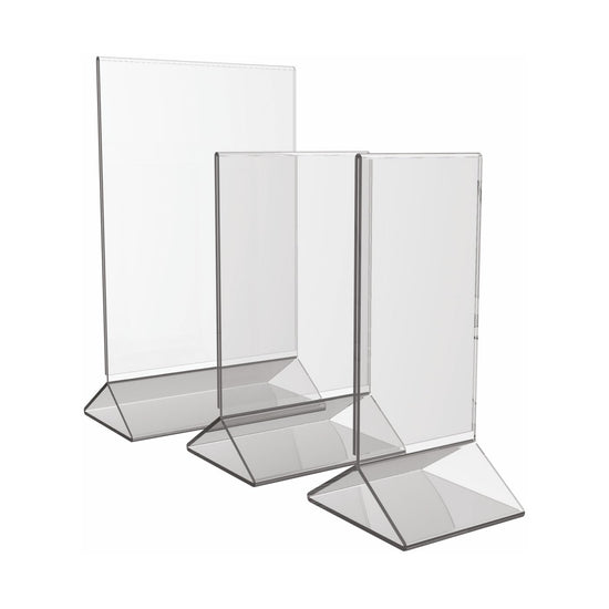 Acrylic Sign Holders V Type – SnapeZo.Utility