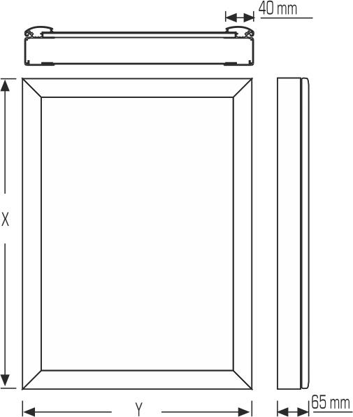 Hinterleuchtete Slim LED-Box