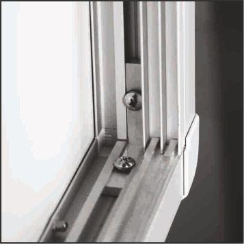 Ball Bearing Sliding Door Noticeboard - Magnetic